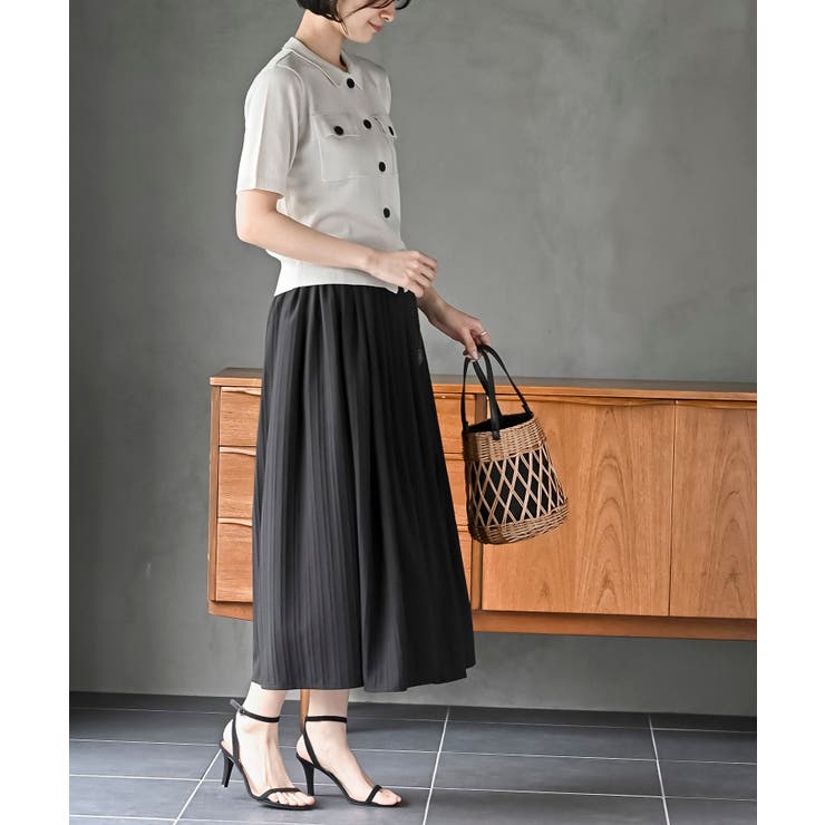 ベルト付き楊柳ギャザースカート | rps | 詳細画像14 