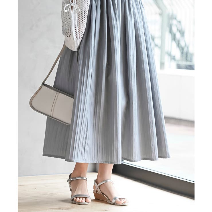 ベルト付き楊柳ギャザースカート | rps | 詳細画像26 