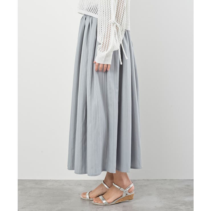 ベルト付き楊柳ギャザースカート | rps | 詳細画像27 