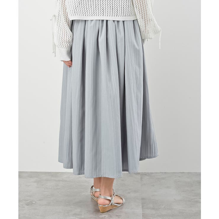 ベルト付き楊柳ギャザースカート | rps | 詳細画像28 