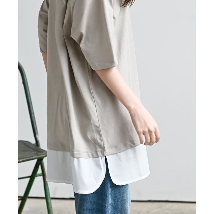 接触冷感ＵＳＡコットンフェイクレイヤーＴ | rps | 詳細画像25 