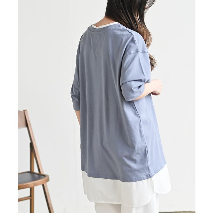 接触冷感ＵＳＡコットンフェイクレイヤーＴ | rps | 詳細画像40 
