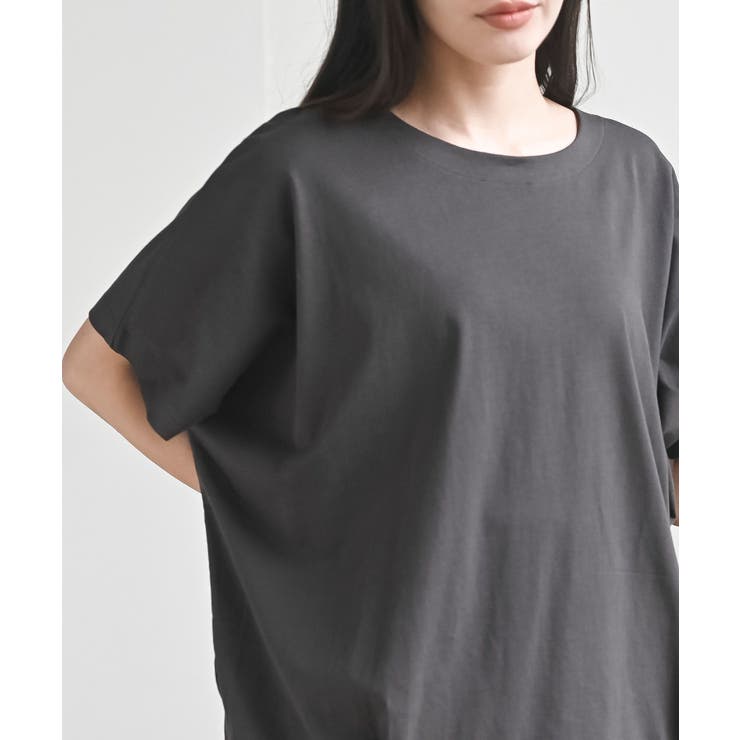 接触冷感ＵＳＡコットン裾タック半袖Ｔ | rps | 詳細画像14 