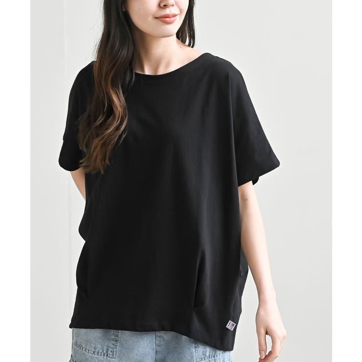 接触冷感ＵＳＡコットン裾タック半袖Ｔ | rps | 詳細画像22 