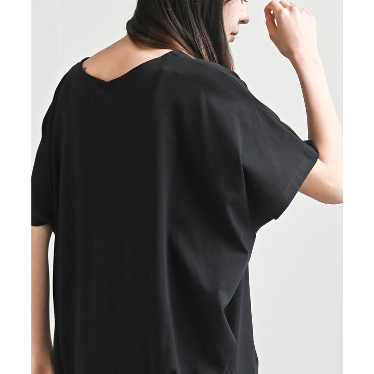 接触冷感ＵＳＡコットン裾タック半袖Ｔ | rps | 詳細画像24 