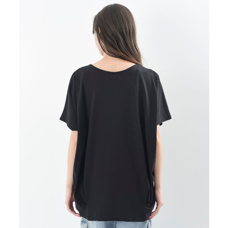 接触冷感ＵＳＡコットン裾タック半袖Ｔ | rps | 詳細画像28 