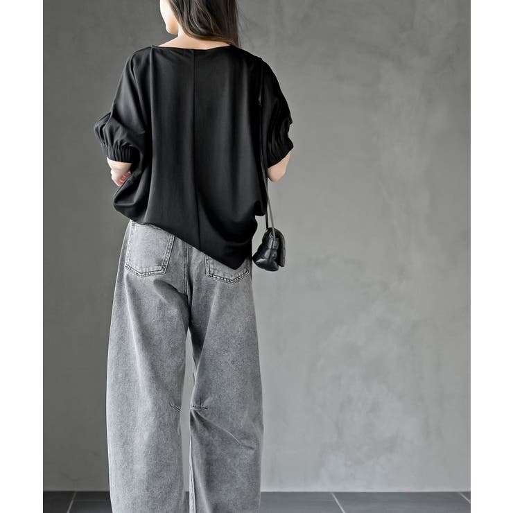 接触冷感袖ギャザードルマンＴ | rps | 詳細画像12 