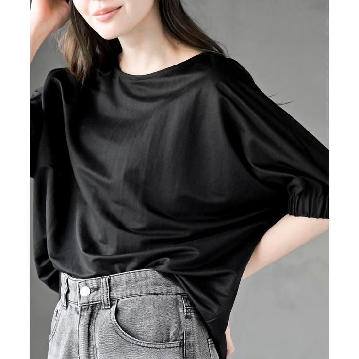 接触冷感袖ギャザードルマンＴ | rps | 詳細画像14 