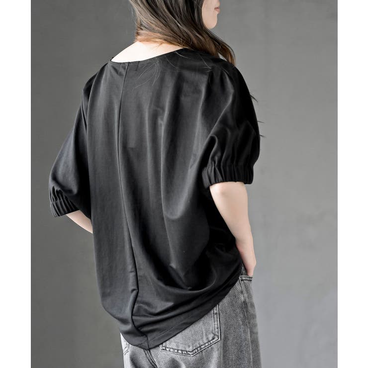 接触冷感袖ギャザードルマンＴ | rps | 詳細画像16 