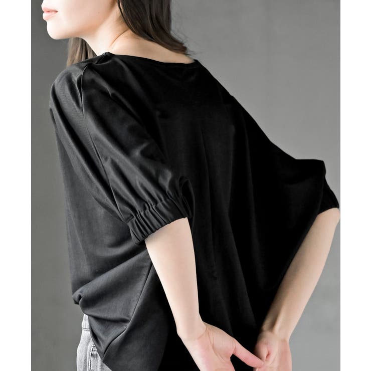 接触冷感袖ギャザードルマンＴ | rps | 詳細画像17 