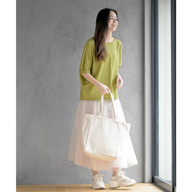 接触冷感袖ギャザードルマンＴ | rps | 詳細画像18 