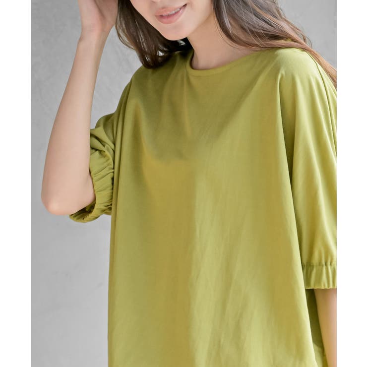 接触冷感袖ギャザードルマンＴ | rps | 詳細画像22 