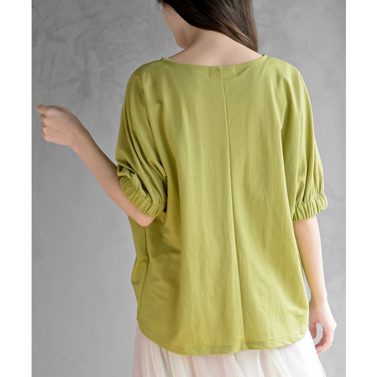 接触冷感袖ギャザードルマンＴ | rps | 詳細画像24 