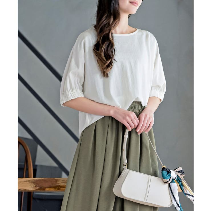 接触冷感袖ギャザードルマンＴ | rps | 詳細画像3 