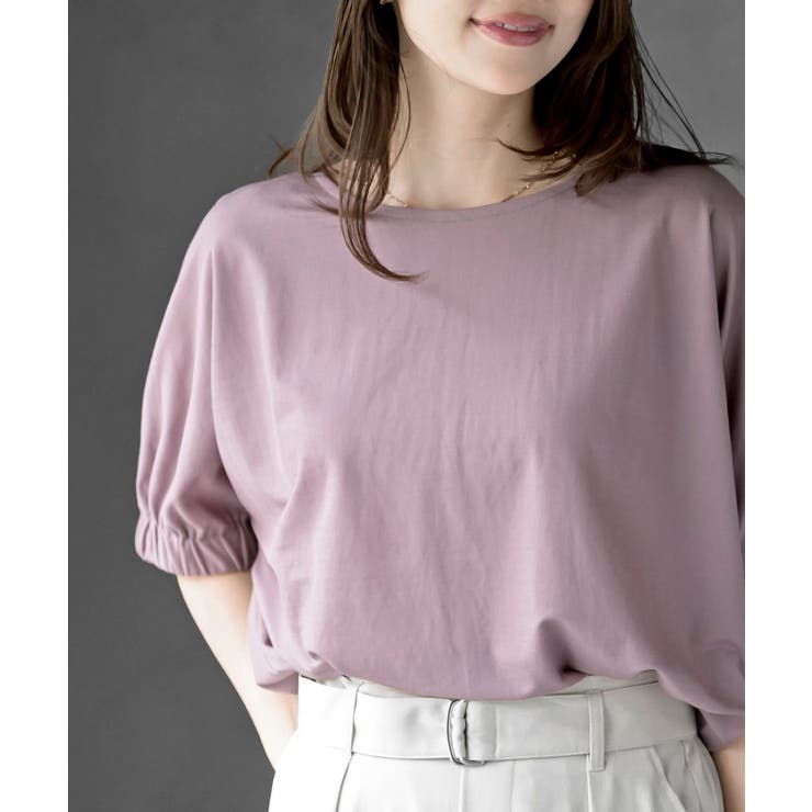 接触冷感袖ギャザードルマンＴ | rps | 詳細画像30 