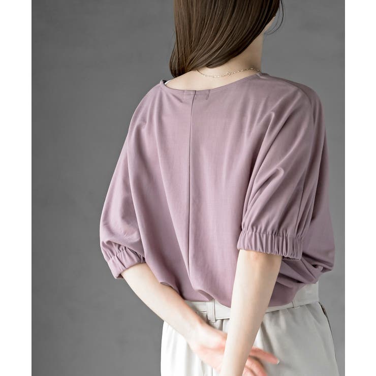 接触冷感袖ギャザードルマンＴ | rps | 詳細画像32 