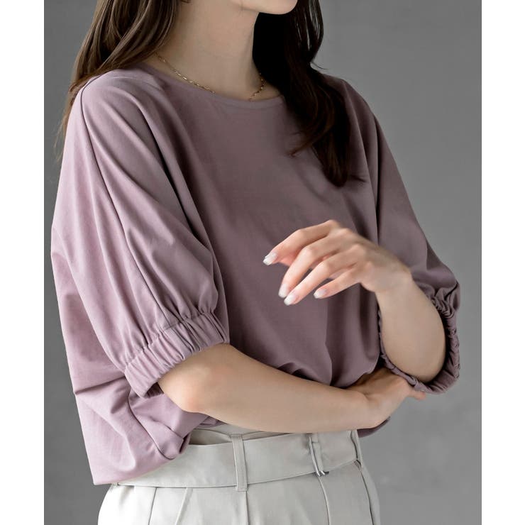 接触冷感袖ギャザードルマンＴ | rps | 詳細画像33 