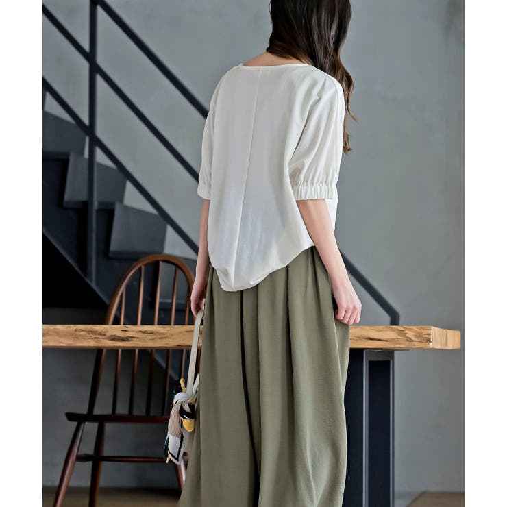 接触冷感袖ギャザードルマンＴ | rps | 詳細画像4 