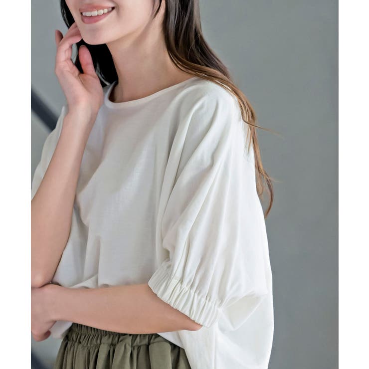 接触冷感袖ギャザードルマンＴ | rps | 詳細画像7 