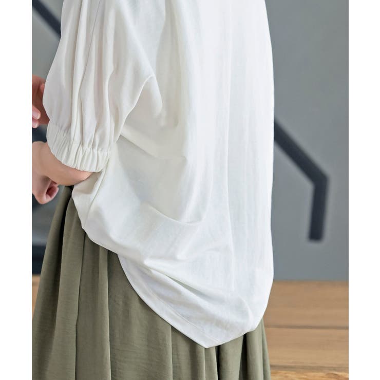 接触冷感袖ギャザードルマンＴ | rps | 詳細画像9 