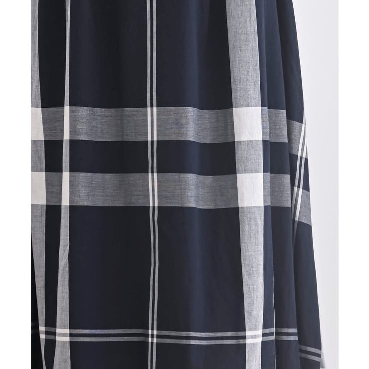 チェック柄ガーゼバルーンスカート | rps | 詳細画像9 