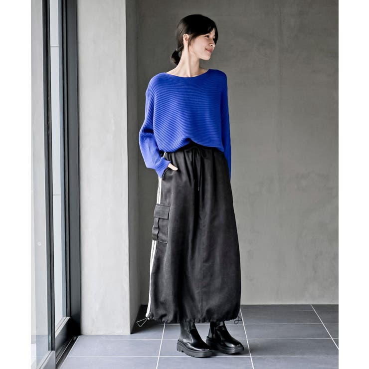 サイドライン入りカーゴスカート | rps | 詳細画像11 