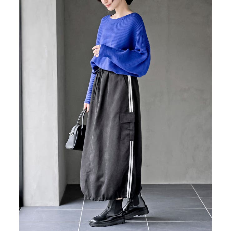 サイドライン入りカーゴスカート | rps | 詳細画像12 