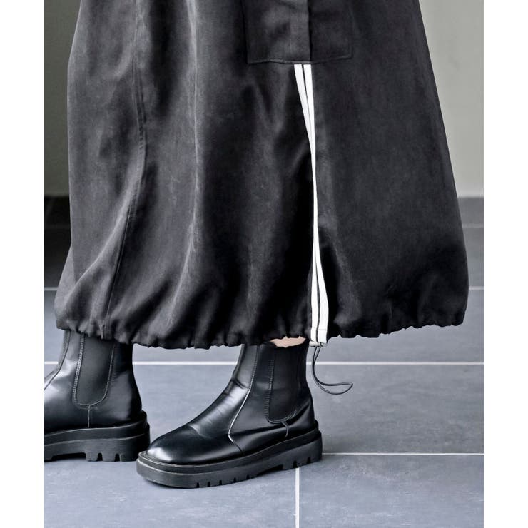 サイドライン入りカーゴスカート | rps | 詳細画像16 