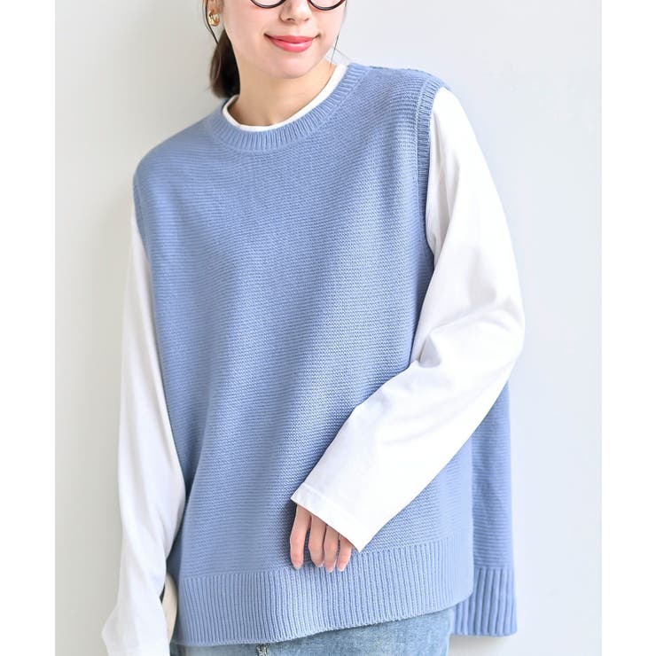 ナインアールrrrrrrrr プルオーバーベスト　アーモンドミルク　Ｓ rrrrrrrr ナインアール プレミアムプルオーバーベスト