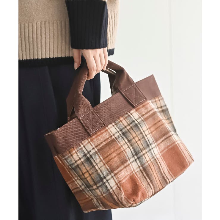 起毛チェックミニトートＢＡＧ | rps | 詳細画像15 