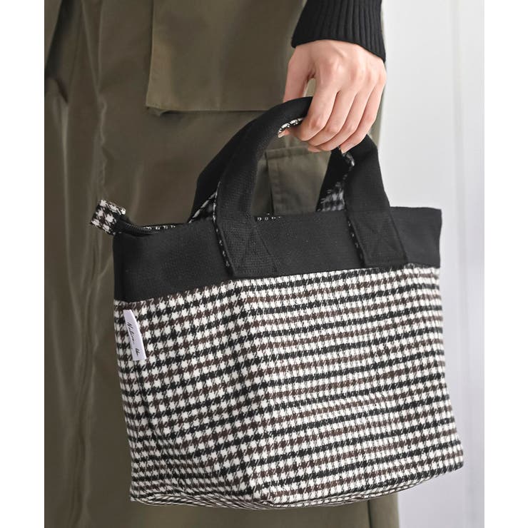 起毛チェックミニトートＢＡＧ | rps | 詳細画像5 