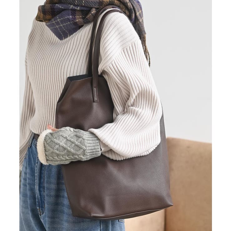 ブラウン | フェイクレザーショルダーＢＡＧ | rps
