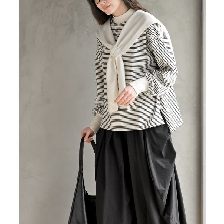 ボリュームスリーブリブハイネックロンＴ | rps | 詳細画像10 