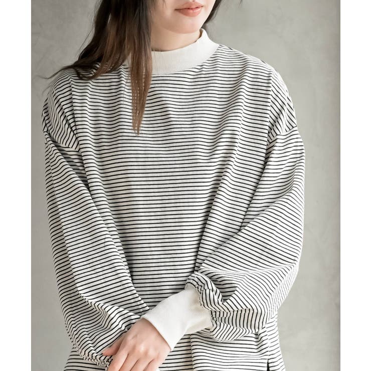 ボリュームスリーブリブハイネックロンＴ | rps | 詳細画像12 