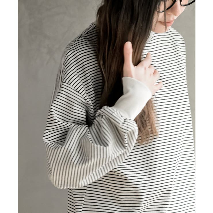 ボリュームスリーブリブハイネックロンＴ | rps | 詳細画像13 