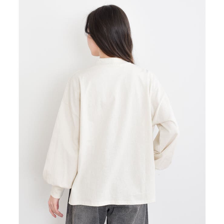 ボリュームスリーブリブハイネックロンＴ | rps | 詳細画像23 