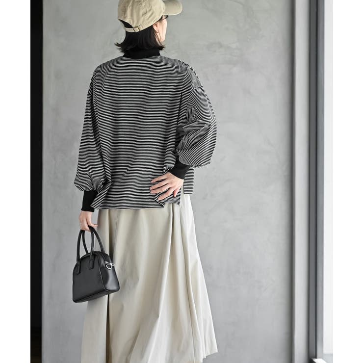 ボリュームスリーブリブハイネックロンＴ | rps | 詳細画像29 