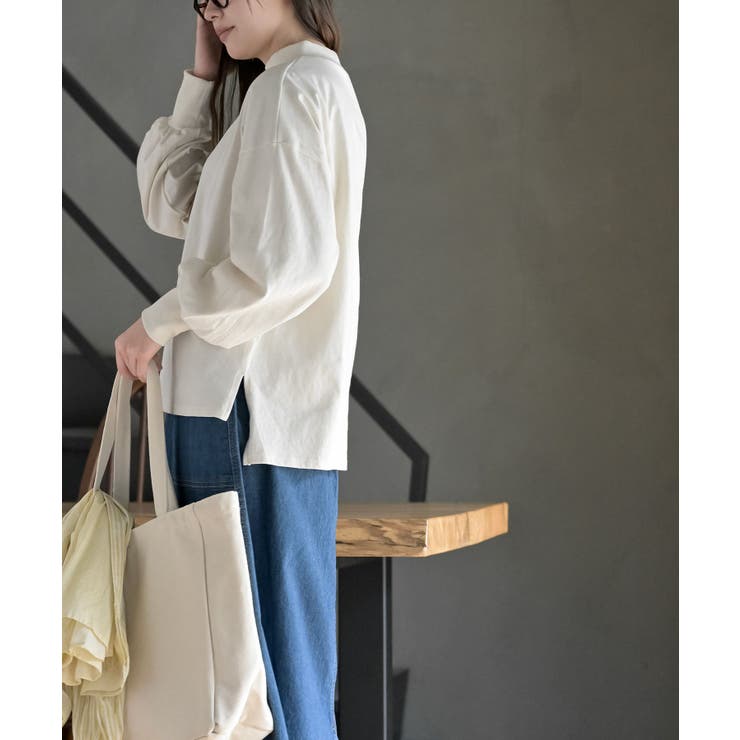 ボリュームスリーブリブハイネックロンＴ | rps | 詳細画像3 