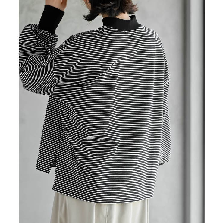 ボリュームスリーブリブハイネックロンＴ | rps | 詳細画像33 