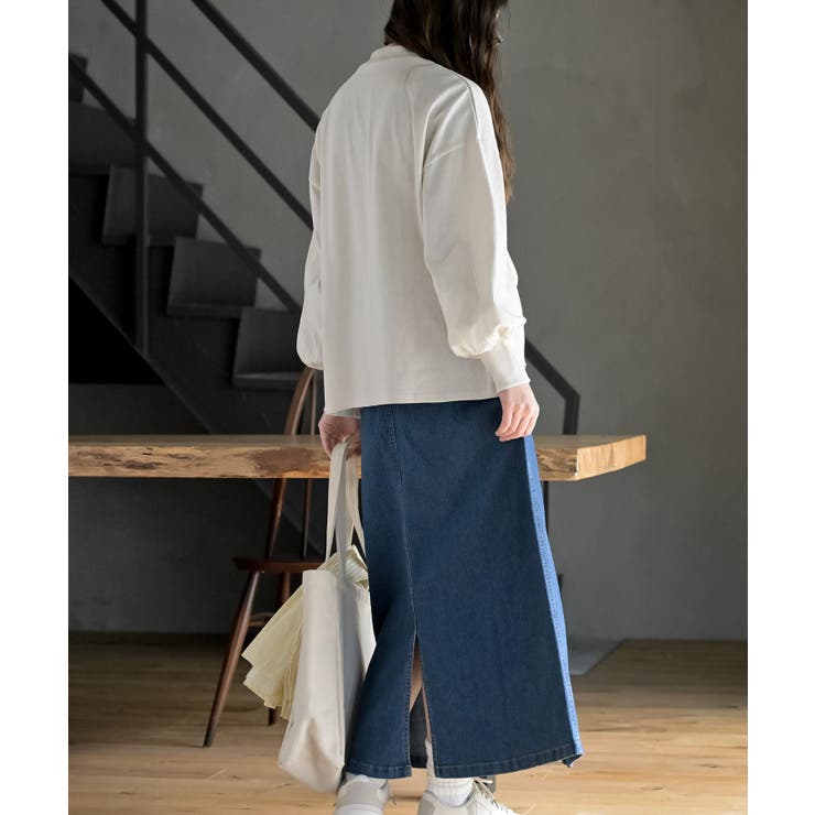 ボリュームスリーブリブハイネックロンＴ | rps | 詳細画像4 