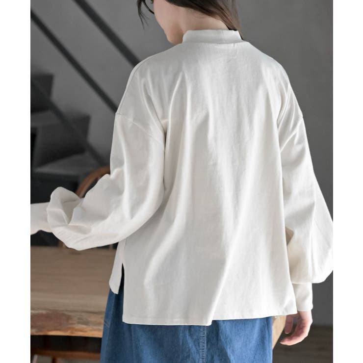 ボリュームスリーブリブハイネックロンＴ | rps | 詳細画像7 