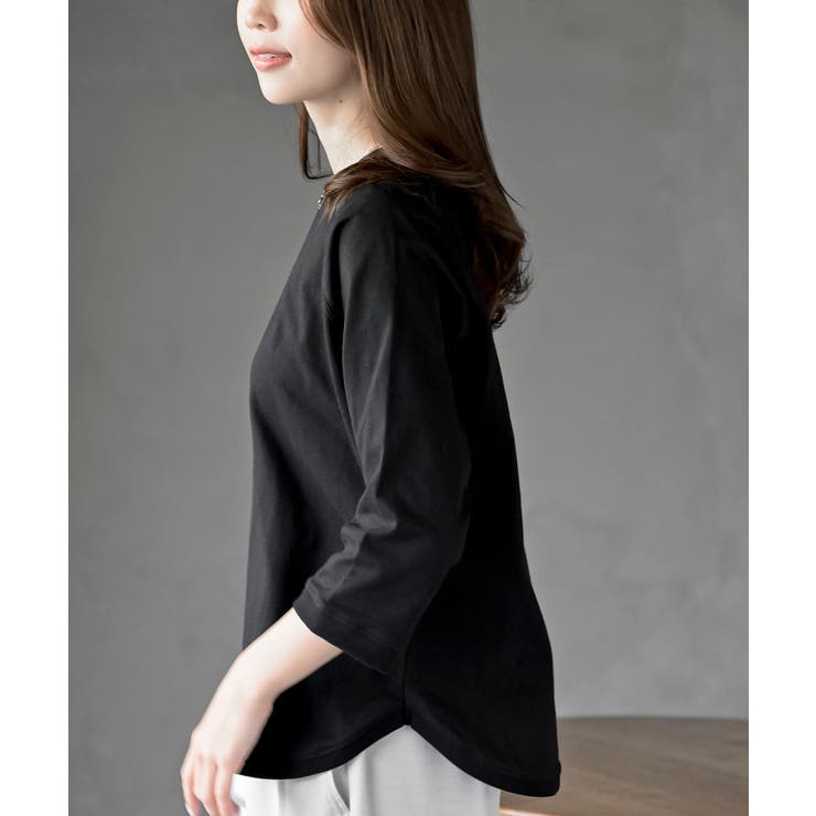 クルーネックラグランワイド７分袖Ｔ | rps | 詳細画像15 