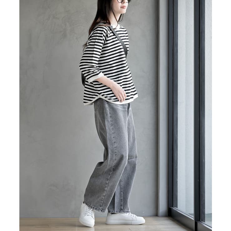 クルーネックラグランワイド７分袖Ｔ | rps | 詳細画像21 