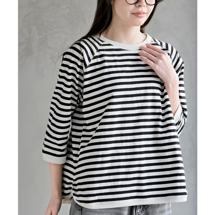 クルーネックラグランワイド７分袖Ｔ | rps | 詳細画像22 