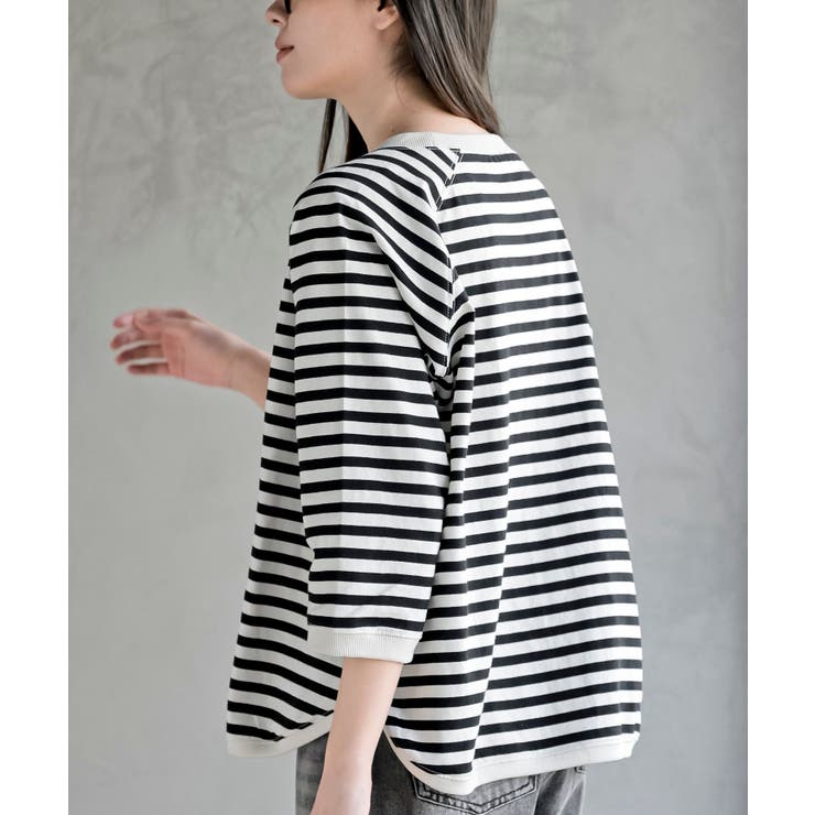 クルーネックラグランワイド７分袖Ｔ | rps | 詳細画像23 