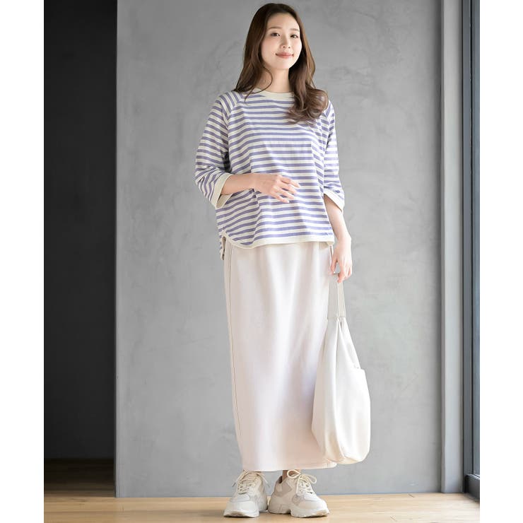 クルーネックラグランワイド７分袖Ｔ | rps | 詳細画像34 