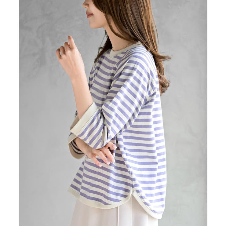 クルーネックラグランワイド７分袖Ｔ | rps | 詳細画像39 