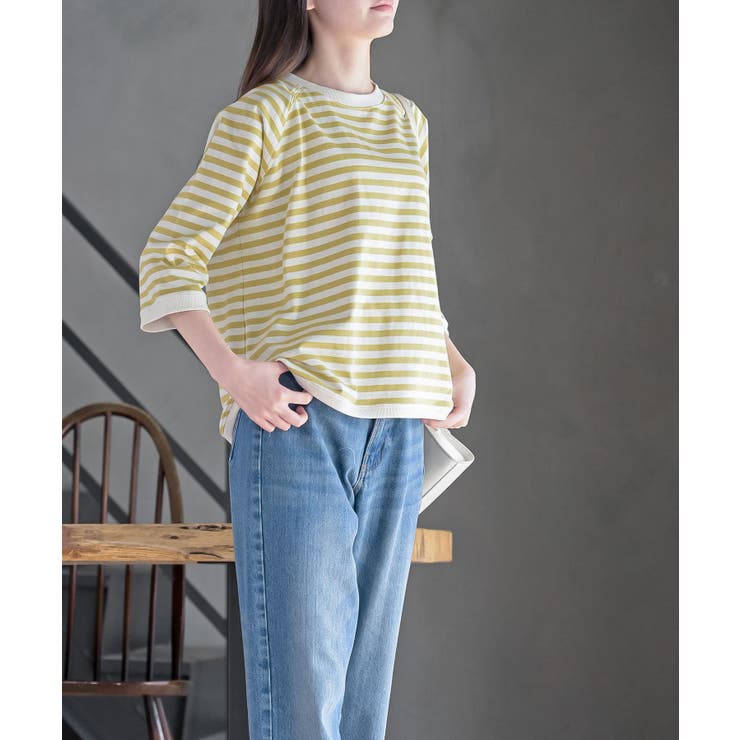 クルーネックラグランワイド７分袖Ｔ | rps | 詳細画像43 