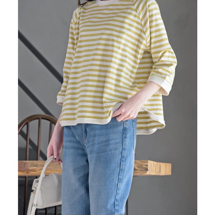 クルーネックラグランワイド７分袖Ｔ | rps | 詳細画像45 