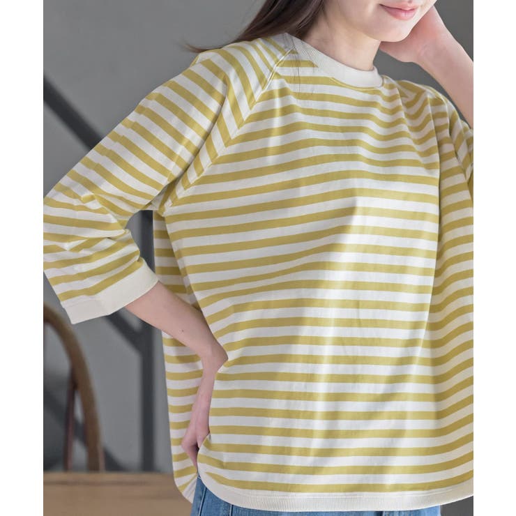 クルーネックラグランワイド７分袖Ｔ | rps | 詳細画像48 